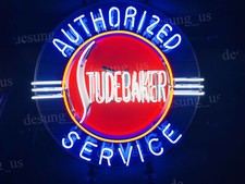 Studebaker Authorized Service 24x24 Neon Lamp Light Sign Hd Vivid Printing Studebaker Authorized Service 24x24 Neon Lamp Light Sign Hd Vivid Printing