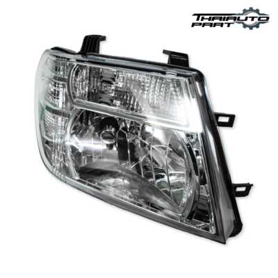 Right Headlight Front Lamp W/Bulbs Fit Nissan Navara Pathfinder