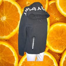 Superdry Sport Black Hoodies with Zip Pockets Size Medium