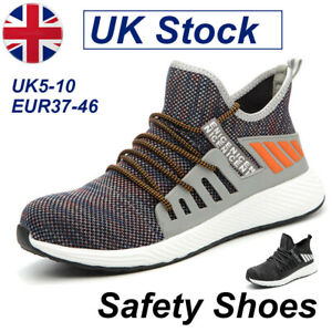 MENS SAFETY TRAINERS WORK STEEL TOE CAP SHOES UK STOCK
