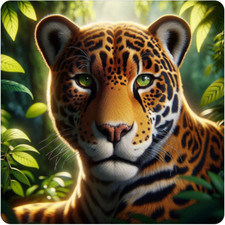 Beautiful Jaguar 100 waterproof vinyl sticker decal - many sizes available