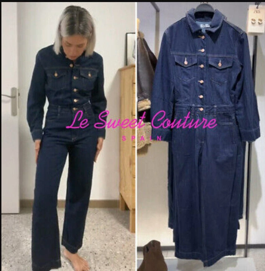 Z1975 FRONT POCKETS DENIM JUMPSUIT