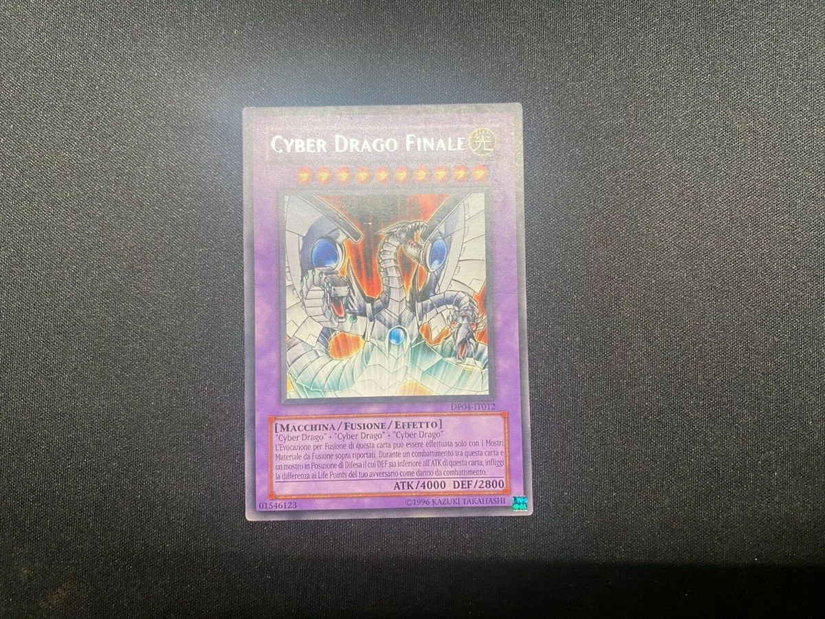 Cyber End Dragon ITALIAN Rare DP04-EN012 IT012 Light Play Yu-Gi-Oh!