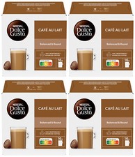 4 NESCAFE CAFE AU LAIT Coffee Capsules Boxes ...