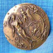 Edgar Allen Poe Tribute Belt Buckle Never More Iconic Literature Vtg 70s .NOX040