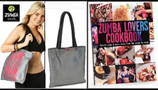 Zumba® LOVERS COOKBOOK RECIPES~SUCCESS STORIES + GYM BAG TOTE COMBO~GREAT GIFT!!