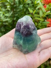 Grade A Large Fluorite Raw Natural Stone 4-6 oz, Wholesale Bulk Lot