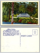 Historical Sites Along the Parkway: Unveiling Gatlinburg's Rich Past 9 Tennessee TN Hotel Greystone Gatlinburg Great Smoky Mountains Postcard