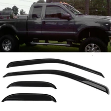 Fit for 1999-2016 Ford F250 Super Duty Extended Cab Window Visor Sun Vent Guard