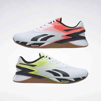 Reebok Men's Nano X3 “Mismatched” Shoes Yellow Orange HP6073 Sizes