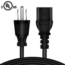 5ft UL Power Cord Cable For Behringer FBQ1000 Feedback Destroyer Parametric EQ