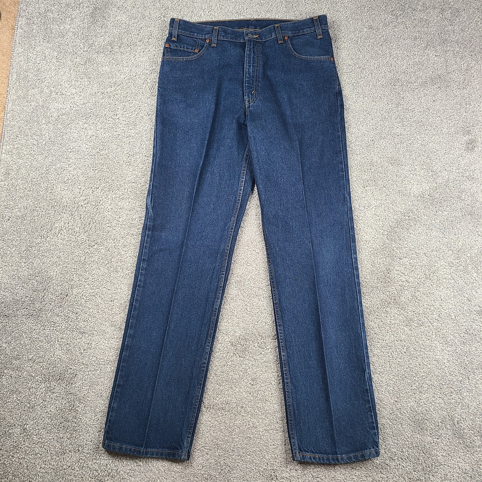 Levi's 505 Jeans Men's W36 x  L32  Straight Leg Blue Demin Red Tag Zip Fly