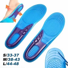 Silica Gel Orthotic Elastic Insoles Arch Support Shoe Pad Sport Running Gel Pad