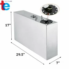 Slim Aluminum Race Drift Fuel Cell Gas Tank+level Sender 17 Gallon 64L