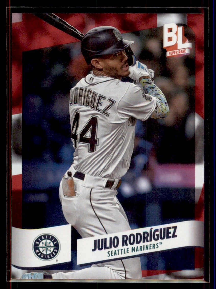 2024 Topps Big League RED FOIL Julio Rodriguez Seattle Mariners
