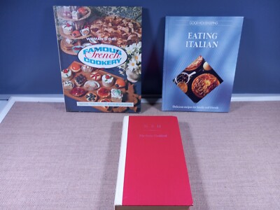 Lot of 3 European Cookbooks--French, Swiss, and Italian Cooking All ...