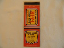 Vining Minnesota automotive Champlin gas service station garage low#35 matchbook