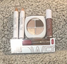 Flower Beauty Drew Barrymore Eye Palette, Lip Duo, Under Eye Set of 5 