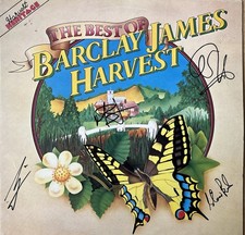 BARCLAY JAMES HARVEST 4 X Unterschrift LP Vin...