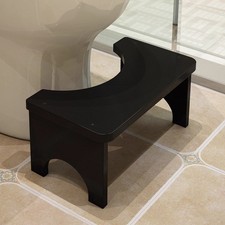 Toilet Stool Footstool Bathroom Bamboo Stool
