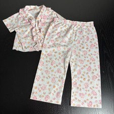 Vintage 80s CARTERS Toddler Girl 3 Runs Small Snap-Together 2pc Pajamas Cat
