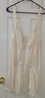 Vtg VICTORIA'S SECRET 80's 90's  Ivory BRIDAL Nightgown SLIP Satin Lace Large — photo 2