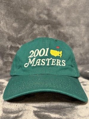 Vintage 2001 Masters Golf American Needle Strapback Adjustable Hat Cap USA Made
