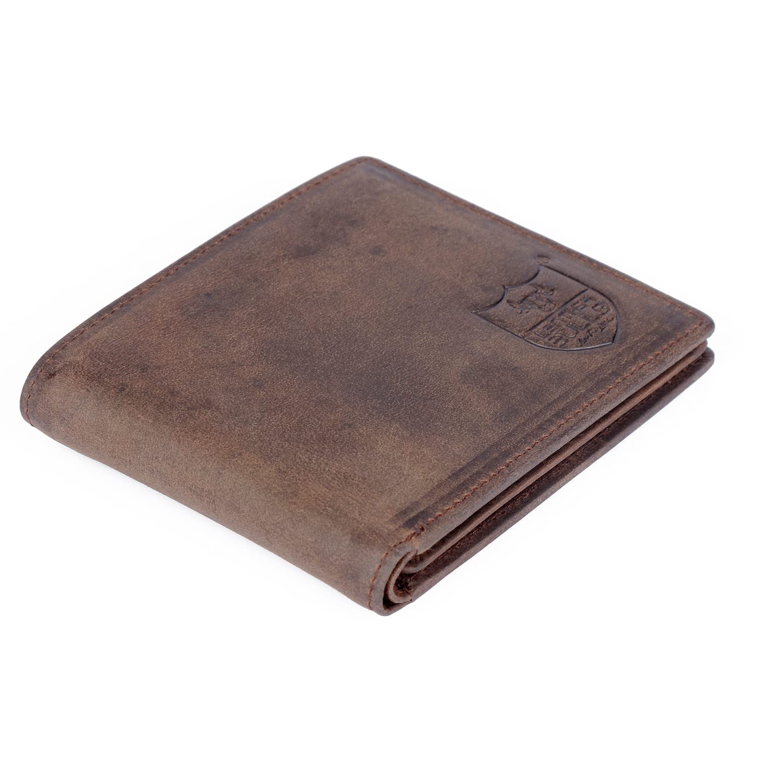 Genuine Leather RFID Blocking Bifold Men's Wallet by LENTHER BULLS