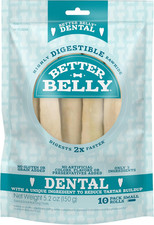 Highly Digestible Rawhide Dental Chews, Treat Your Dog to a Chew with NO Artific