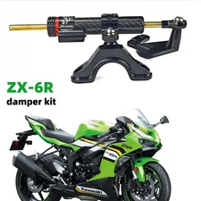 Kit For Kawasaki Ninja ZX-6R 636 2013- 2025 zx6r Motorcycle Steering Stabilizer 