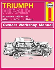 Triumph Herald (1959-1971) up to K Haynes Repair Manual (Classic Reprint)