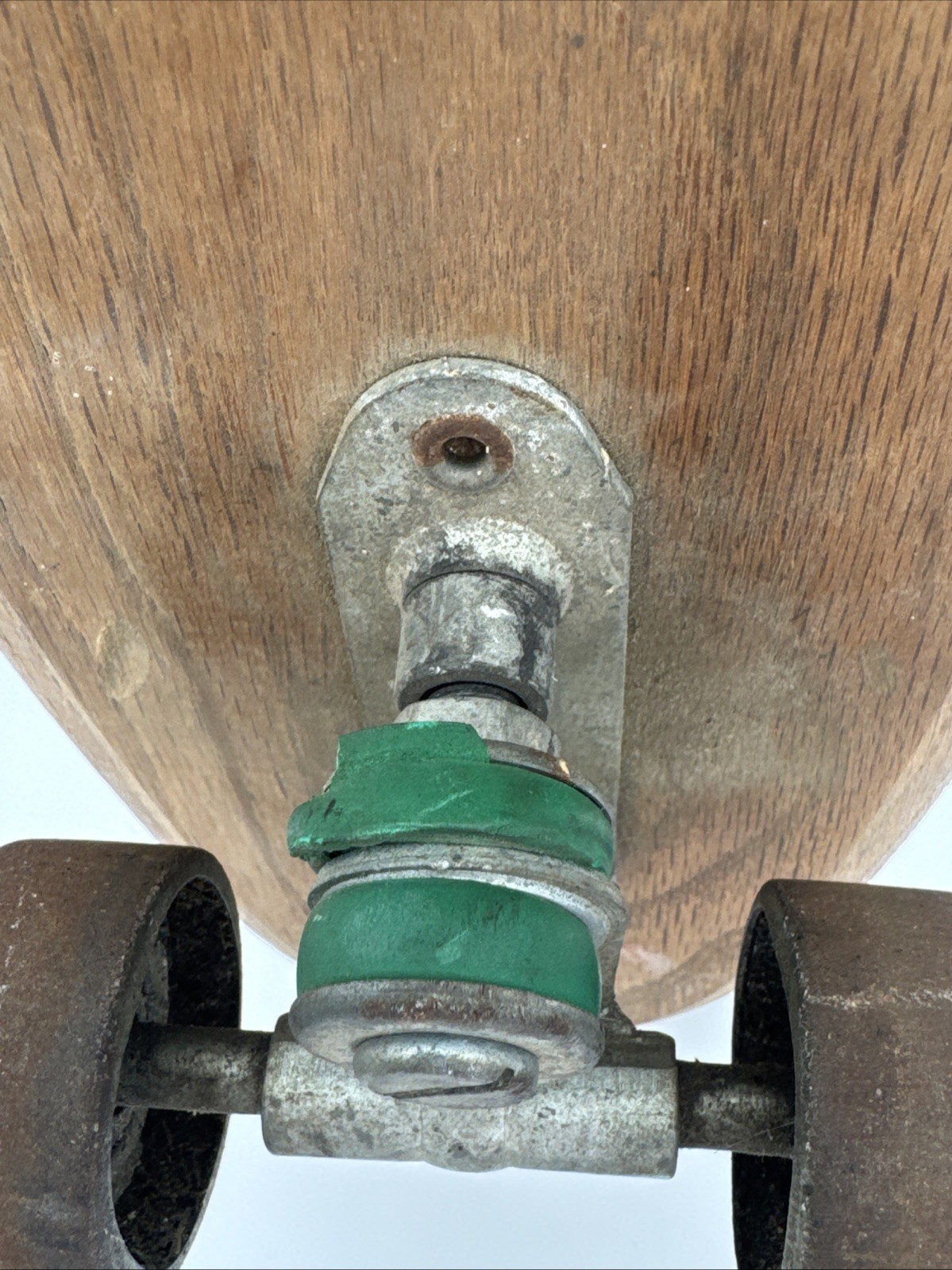 VTG ZIPEES Sidewalk Surfboard 60s Skateboard Manning Mfg Chicago Wood Deck M-444