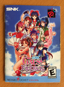 SNK GALS FIGHTERS NeoGeo Pocket Color COMPLETE Manual CIB Neo Geo RARE English