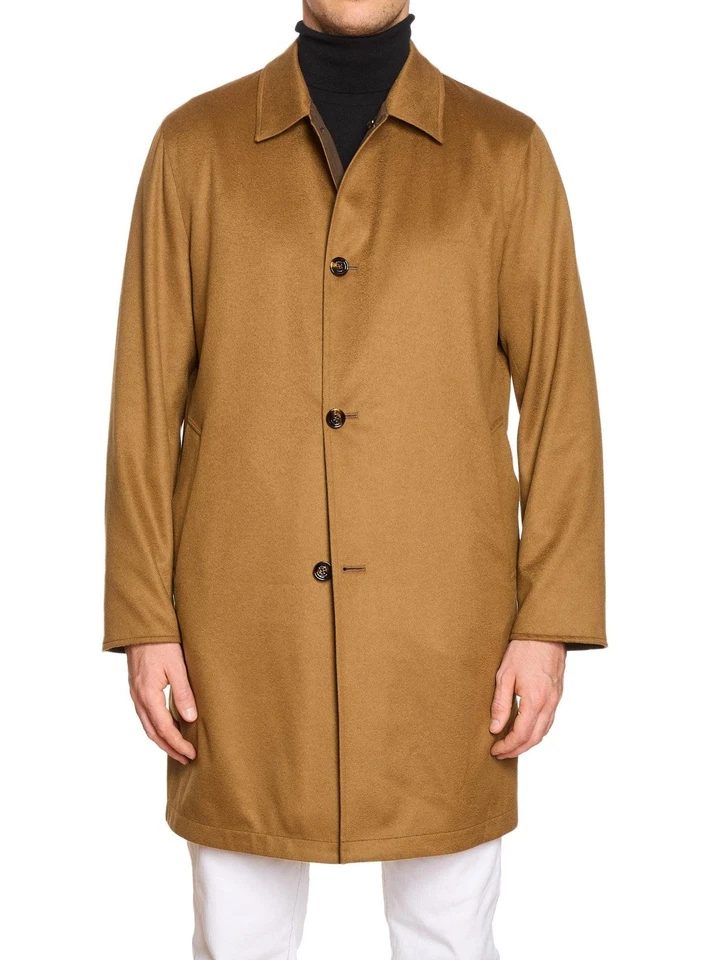 KITON KIRED "Peak" Vicuna Color Double Sided Carlo Barbera Cashmere Coat NEW - Image 4 of 4