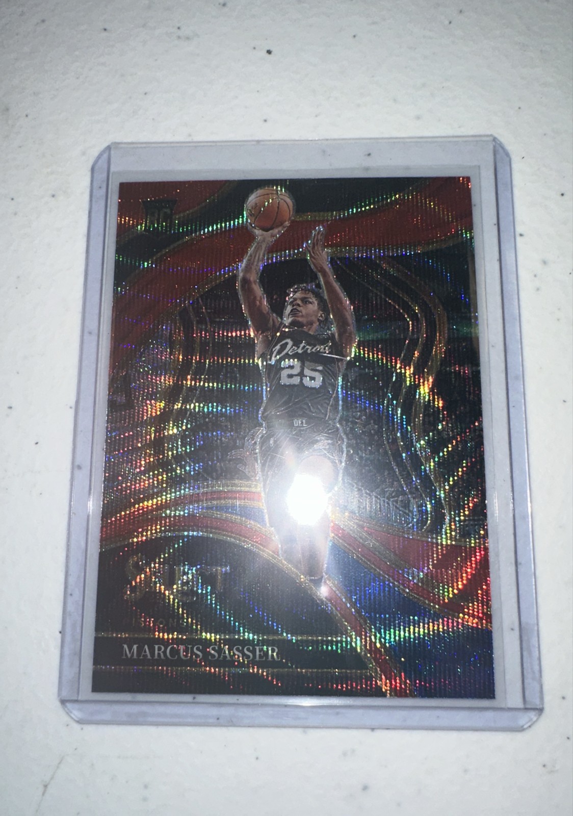 2023-24 Panini Select - Courtside Marcus Sasser #292 Red Wave Prizm (RC)