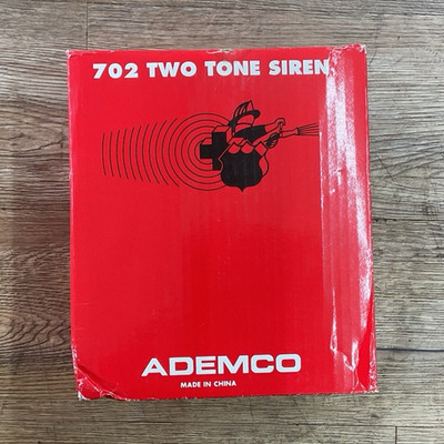 ADEMCO 702 Two-Tone Electronic Siren Alarm Speaker 6-12VDC Beige