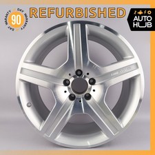 Mercedes W221 S550 CL63 AMG 9.5 x 19 19" Rear Wheel Rim Silver 2214012702 OEM