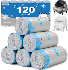 Cat Litter Bags 27"X13" for Neakm1 Petpiv 11/12, Thick with Drawstring 120 C