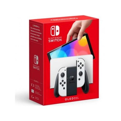 Nintendo Switch OLED Konsole Weiß 64GB Mit Dock Und Joy Con Controller