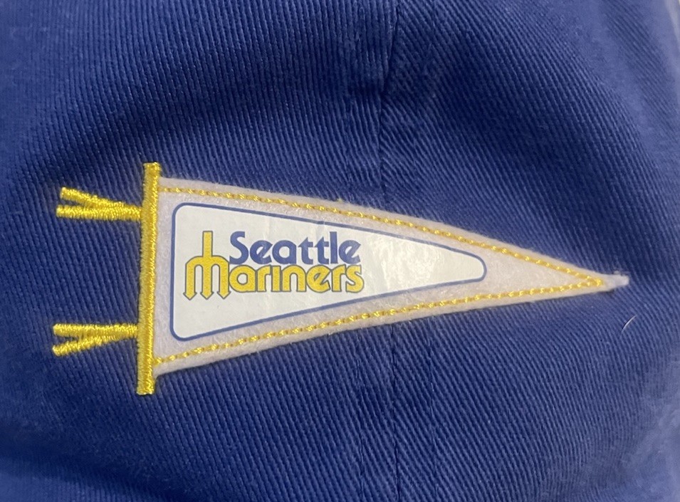 Seattle Mariners Mitchell & Ness Adjustable Hat Cap Blue Cooperstown Collection