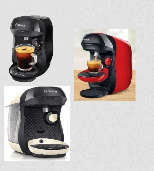 Machine à café multi-boissons - BOSCH - TASSIMO - T10 Happy rouge