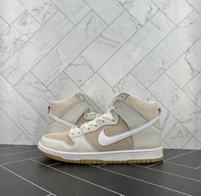 Nike Dunk Pro ISO SB High Unbleached Pack - Natural Size 10 DA9626-100