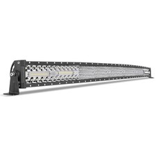 LED Light Bar, Quad Row 800W LED Work Light Spot Flood 54 Inch Curved White