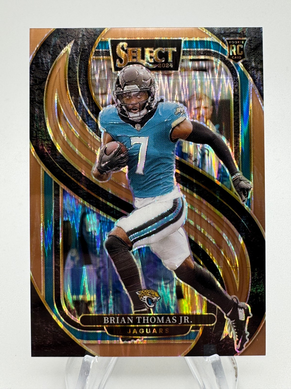 2024 Select BRIAN THOMAS JR. Premier Level Rookie Copper Shock /299 #143 Jaguars