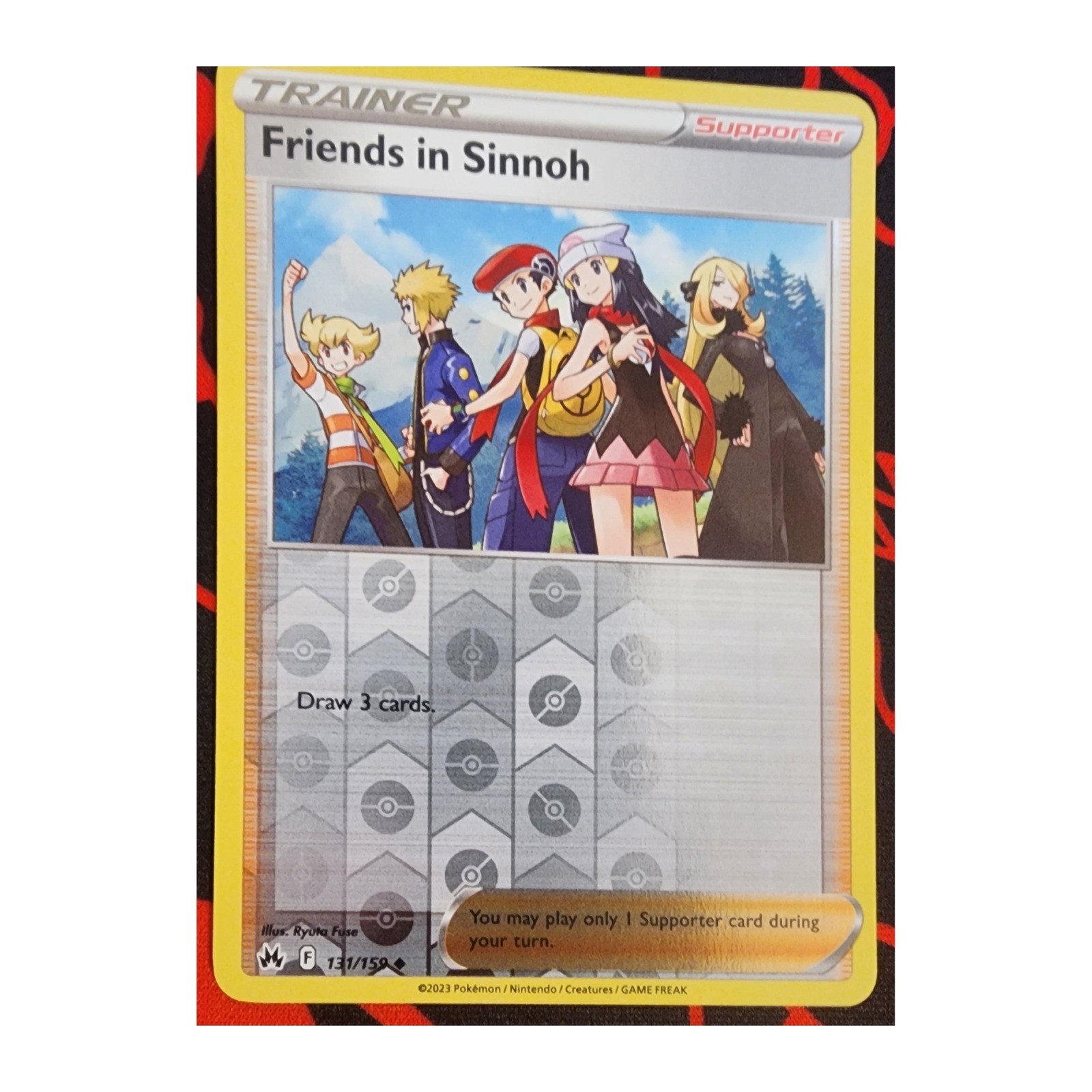Pokemon Friends in Sinnoh - (2023) Crown Zenith 131/159 Uncommon Reverse Holo NM