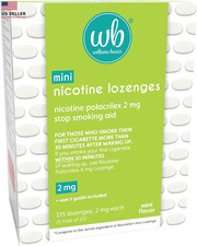 Mini Nicotine Lozenge 2Mg  Stop Smoking Aid  Mint Flavor  135 Count  Pack O