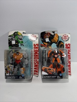Transformers Robots In Disguise Drift And Grimlock Lot Of 2 (FACTORY SEALED)