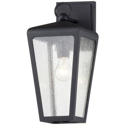 #ad TROY LIGHTING MARIDEN 1 LIGHT WALL SCONCE LANTERN BLACK TEXTURED IRON B7601 $139.99