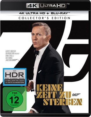 James Bond 007: KEINE ZEIT ZU STERBEN (4K Ultra HD + Blu-ray Disc) NEU+OVP