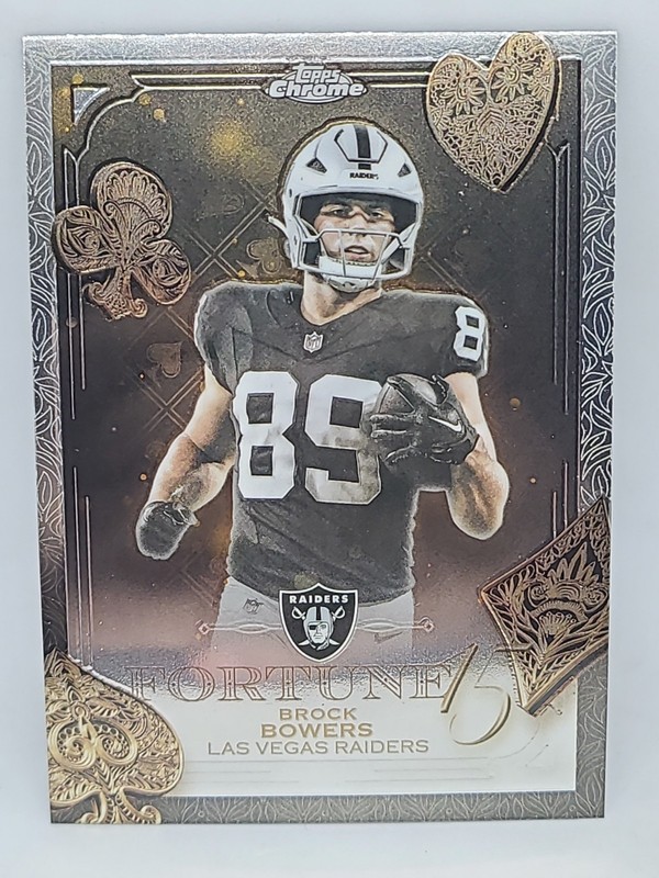 2025 Topps Chrome - Fortune 15 Brock Bowers #F15-8
